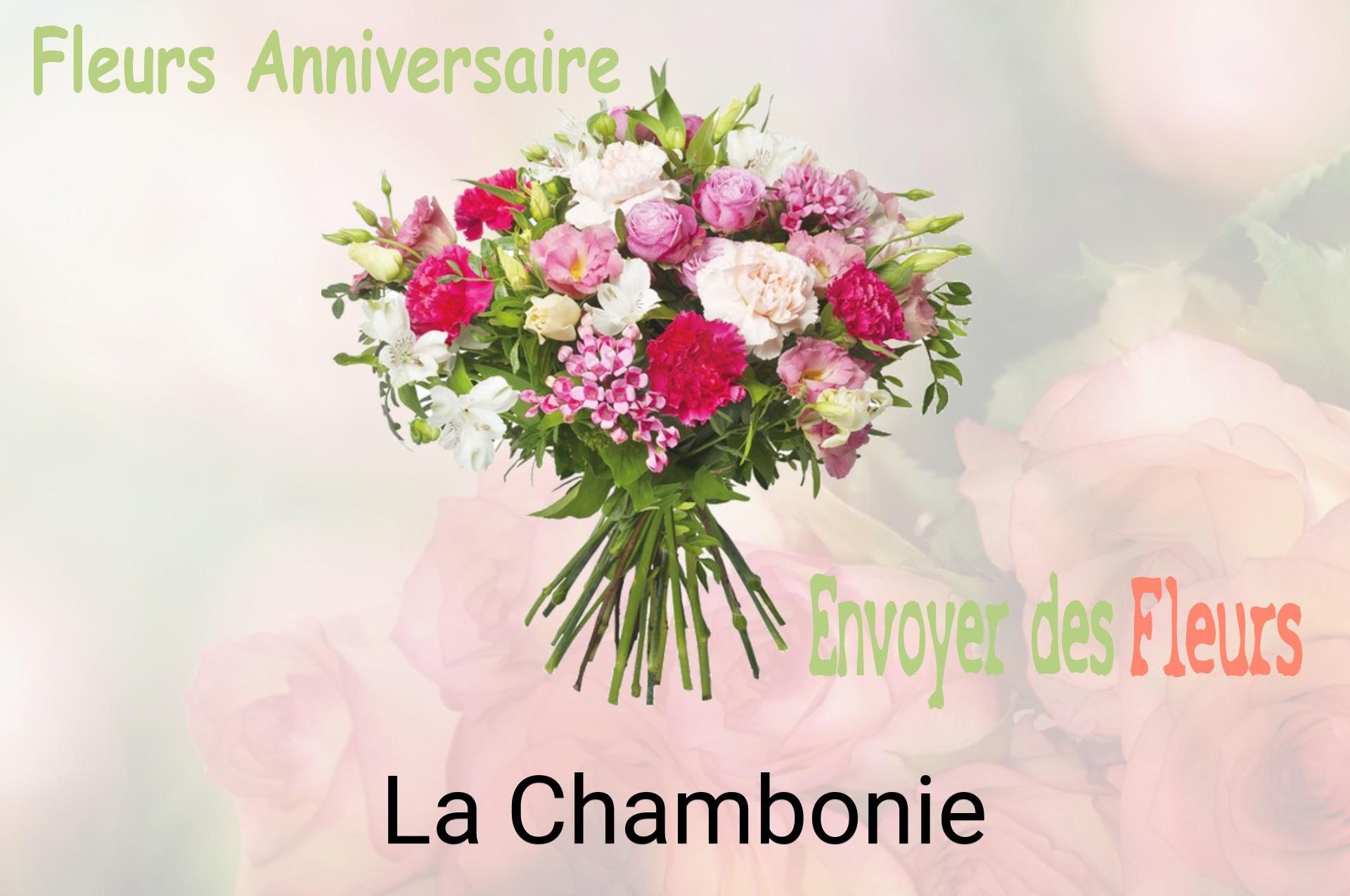 Bouquet de fleurs d’anniversaire livré à La Chambonie