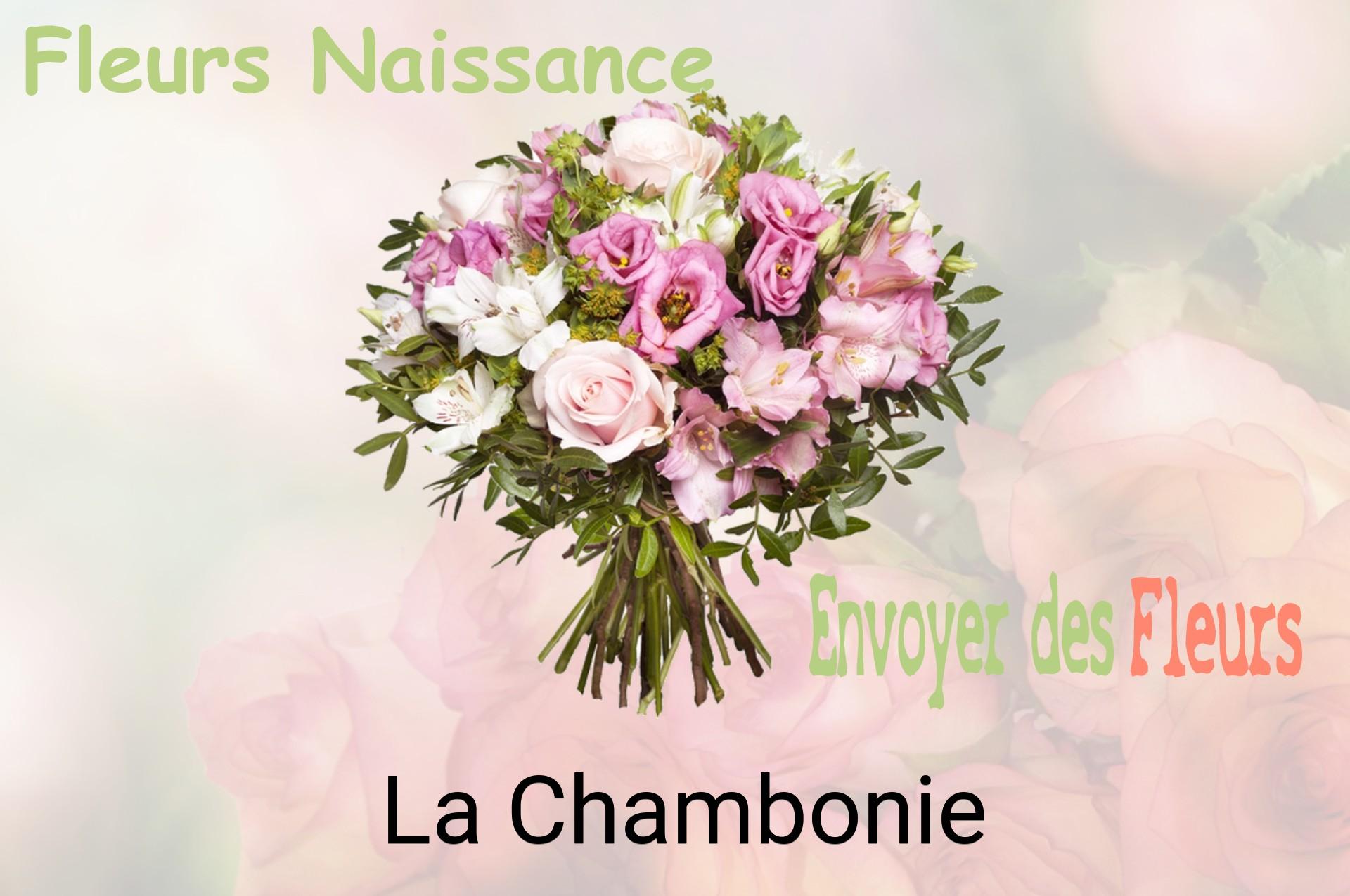 Bouquet de fleurs de naissance livré à La Chambonie